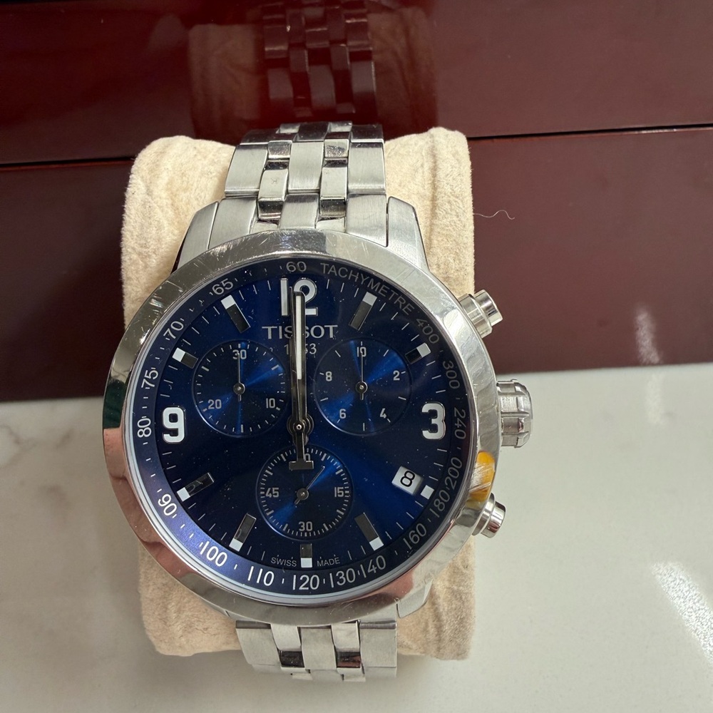 Tissot PRC200 men’s Watch with Deep Blue Dial